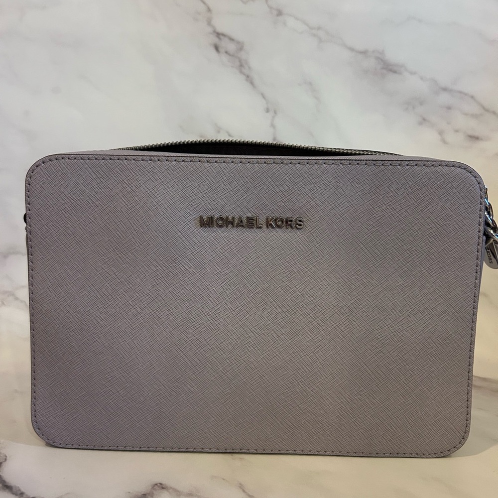Michael Kors Light Lavender Gray Crossbody Bag
